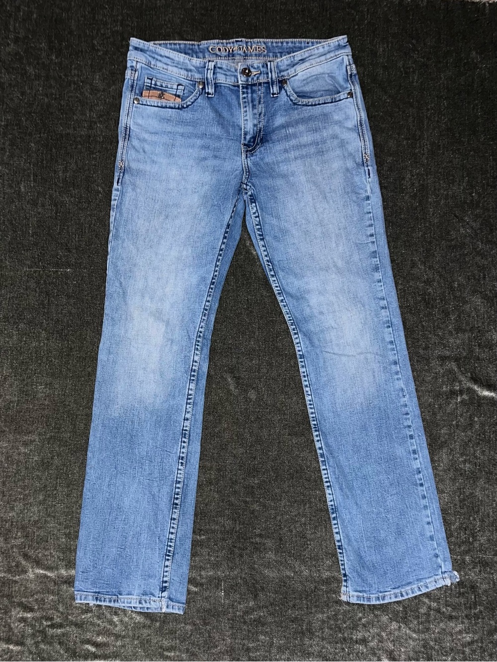 Cody James Jeans 32X32 Men's Light Blue Straight Leg